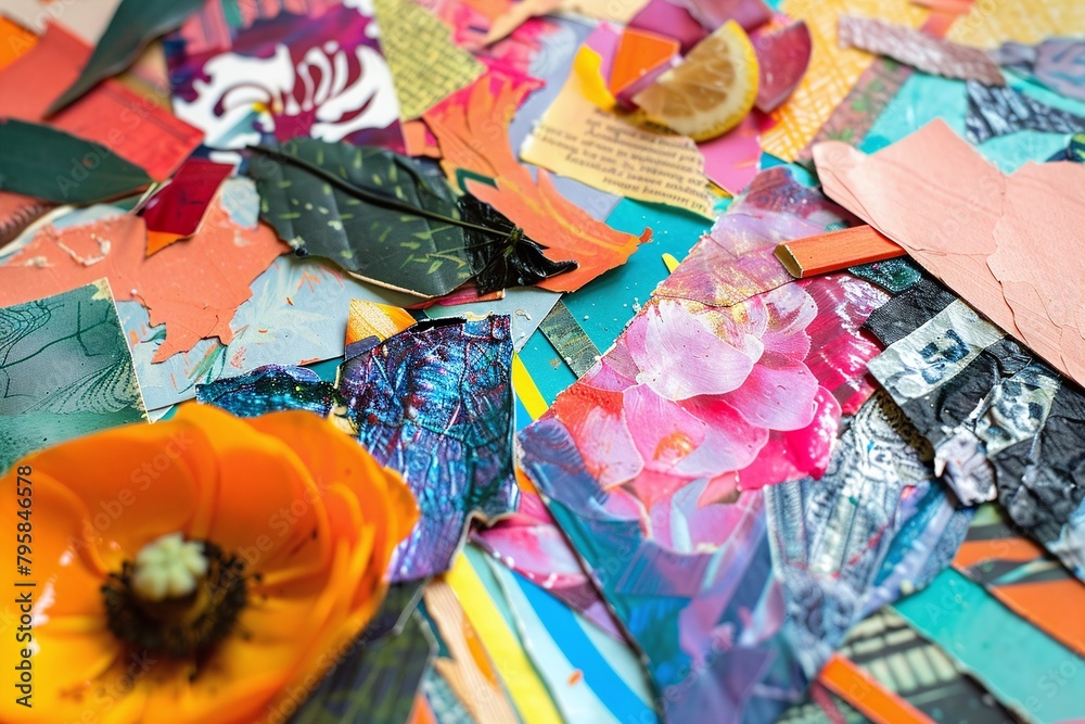 Obraz premium A Kaleidoscope of Creativity. Generative AI