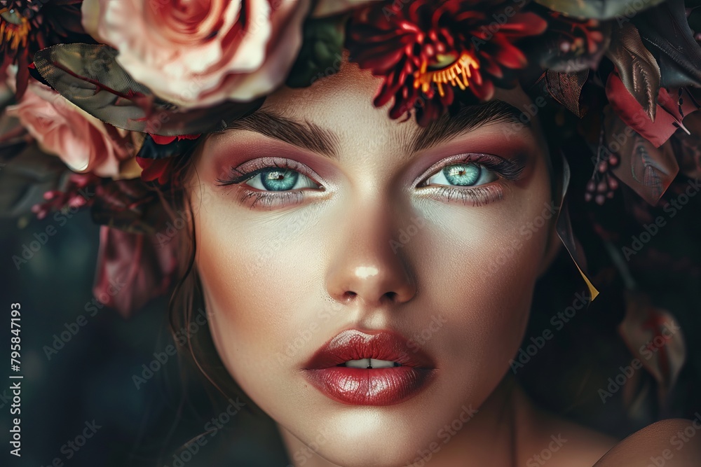 Confident woman exuding charisma and charm Confident woman exuding charisma and charm