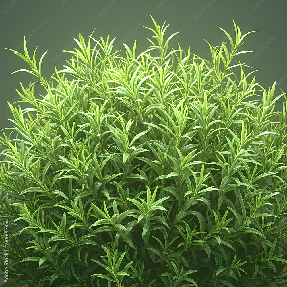 Luxurious Rosemary Shrub in Full Bloom – Perfect for Culinary Art or Interior Decoration