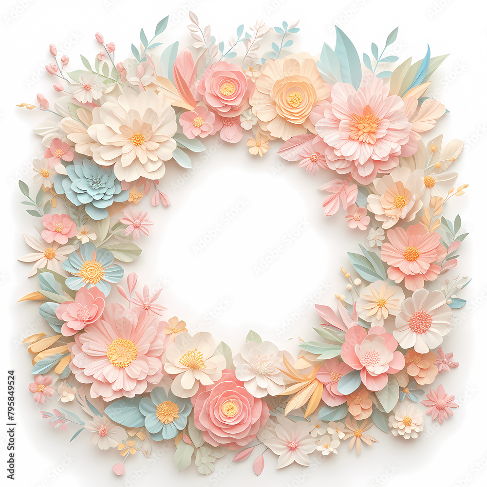 Vibrant Paper Flowers Art Decoration for DIY Projects and Crafts