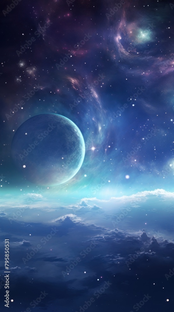 Beautiful Cloudy Space and Sky wallpaper space astronomy universe.