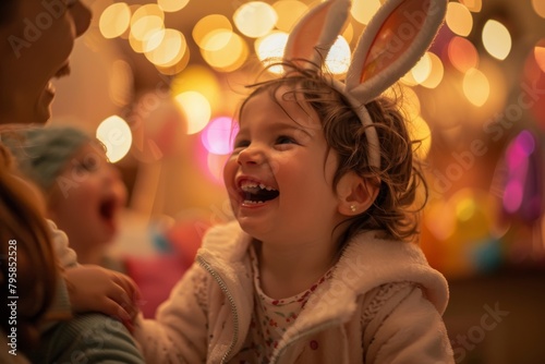 Joyful Easter celebration with laughter, love, and togetherness