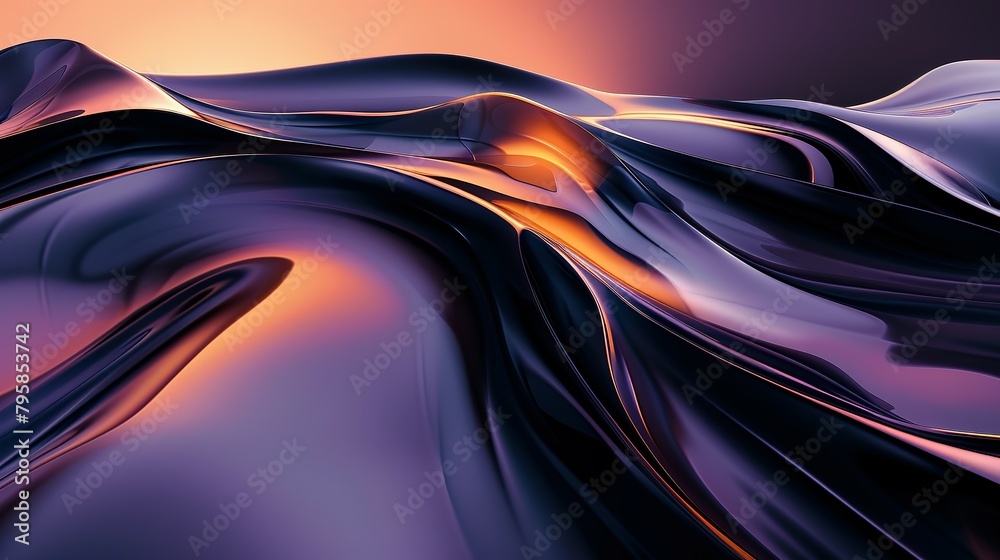 Dark purple scene, curve effect, in the style of light violet and light orangeA Swirling Abstraction in Deep Purple, Light Orange, and Sky Blue with Ultra-Fine Details Dark purple scene, curve effect, in the style of light violet and light orangeA Swirling Abstraction in Deep Purple, Light Orange, and Sky Blue with Ultra-Fine Details