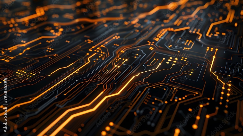 modern circuit background