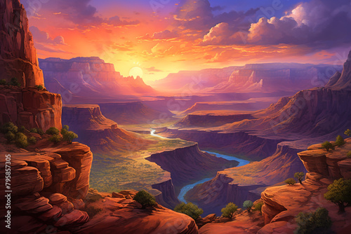 grand canyon sunset © Nature creative