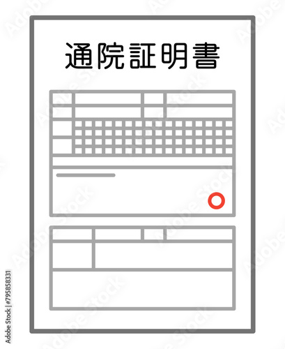 通院証明書