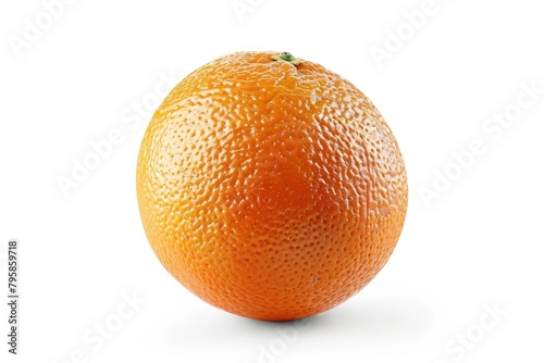 orange fruit isolated on white background  clipping path  full depth of field - generative ai