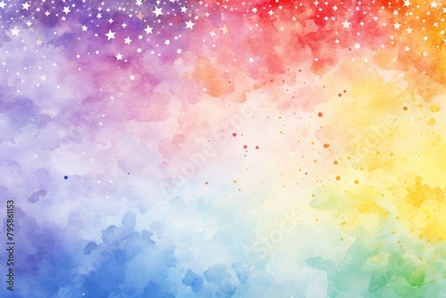 Galaxy border background backgrounds painting rainbow.