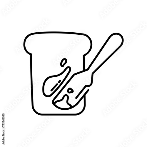 jam bread icon