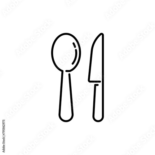 spoon and knife icon