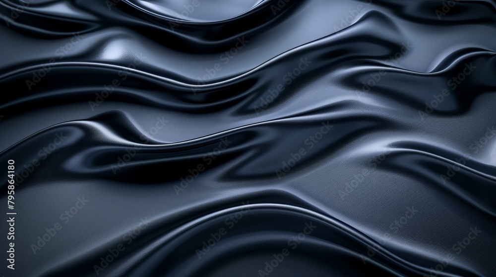 Abstract background with high-quality dark satin texture in dense wave pattern for design and decor Abstract background with high-quality dark satin texture in dense wave pattern for design and decor