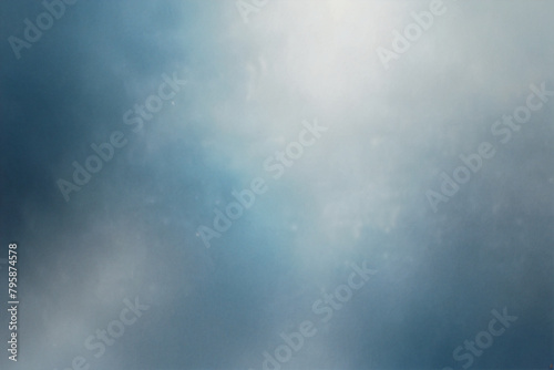 Blue and white soft blurred cloud gradient background