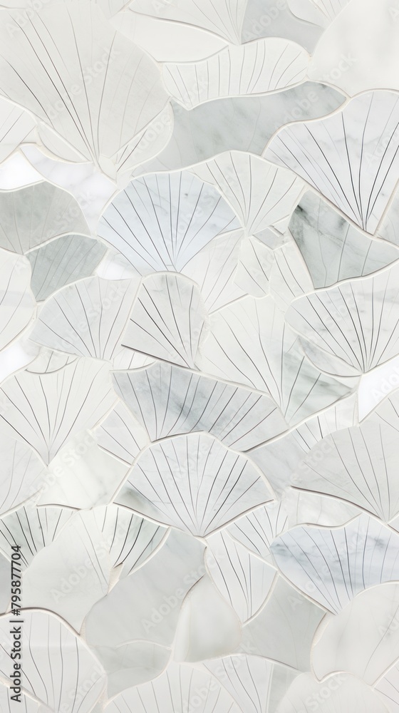 Ginkgo leaf tile pattern blossom flower petal. Ginkgo leaf tile pattern blossom flower petal.