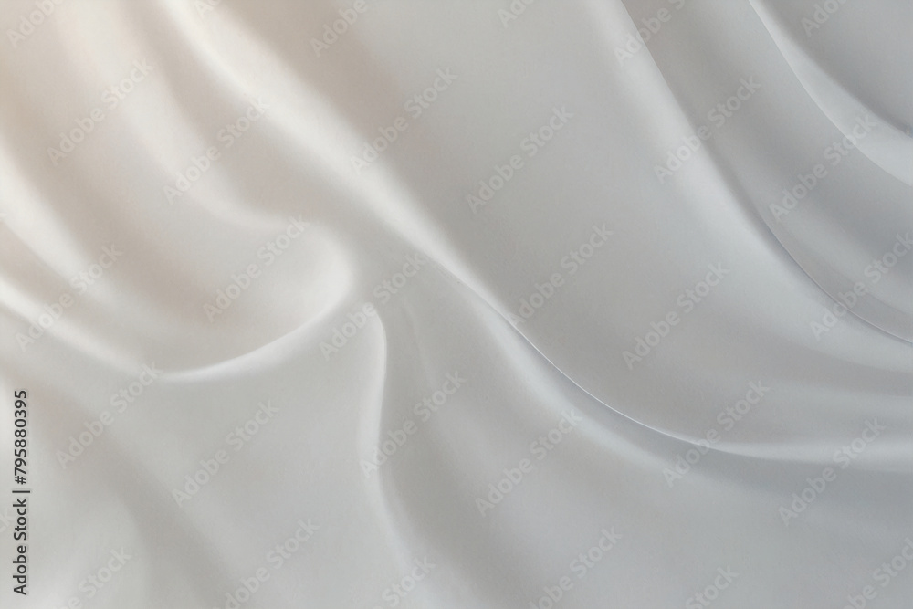 White cloth waves texture background