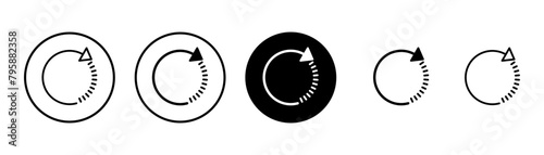 Refresh icon vector isolated on white background. Reload icon vector. Update icon. convert icon