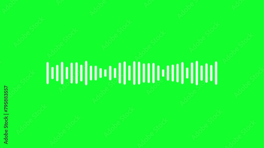 Equalizer waves animation. Sound waves, Sound Vibrations Animation, Audio Reaction On Green Screen,
Sound wave icon sound vibration background, audio vector, audio series, waveform beats,