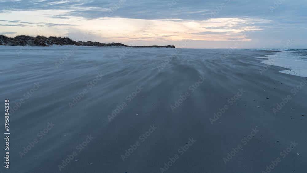 Blowing Sand on Beach Blowing Sand on Beach
