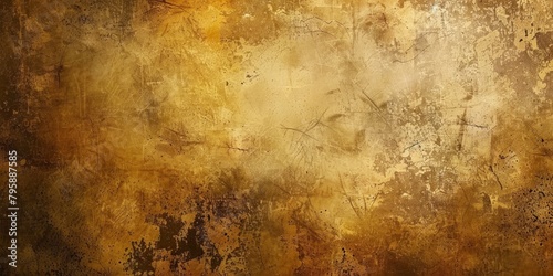 A wall with a brown background and a few spots of white photo