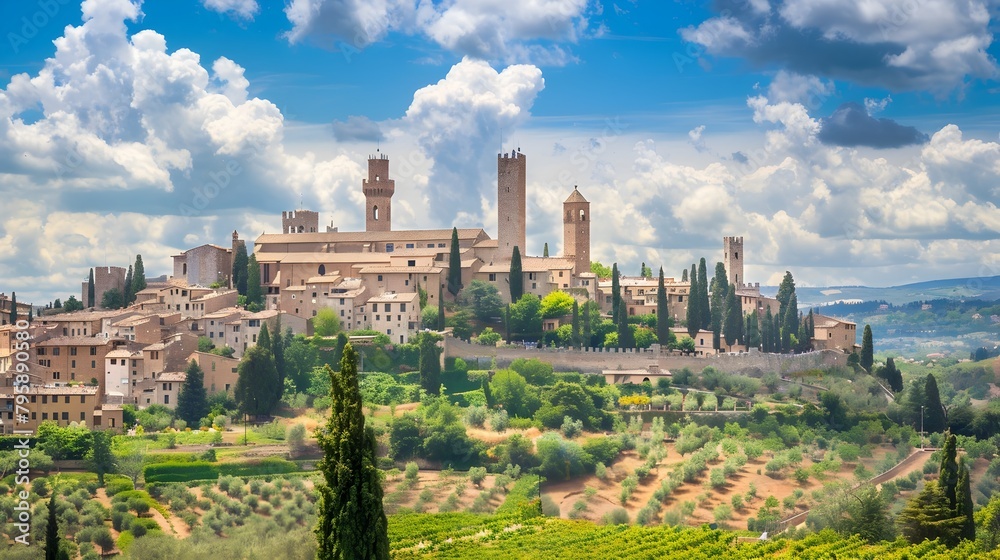 Medieval Beauty The Hilltop Village of San Gimignano in Tuscany Italy