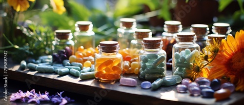 DIY health blog post showing how to integrate a botanical extractinfused pill into holistic health practices © Seksan