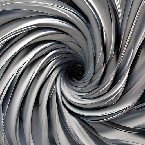 Wallpaper Mural Abstract forms twisting and rotating, creating an illusion of perpetual motion2 Torontodigital.ca