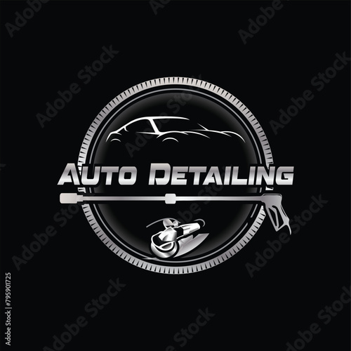 AUTO DETAILING CAR LOGO DESIGN