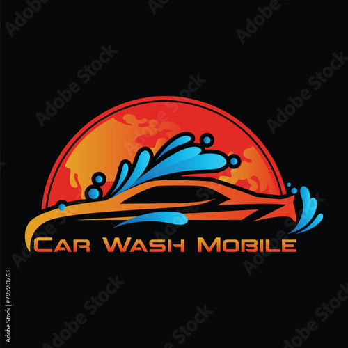 car wash mobile detailing logo