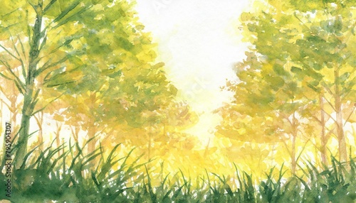 Background illustration inspired by sparkling nature in watercolor style.