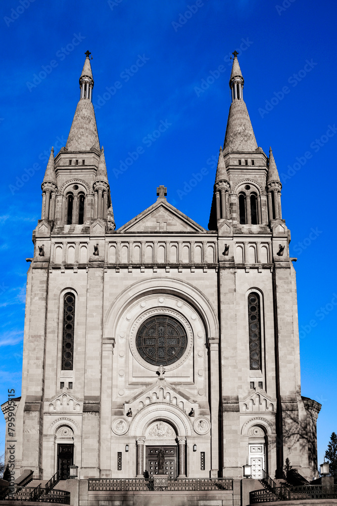 Saint Joseph Cathederal at Historic District in Sioux Falls, South Dakota, United States