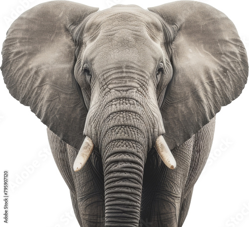 Close-up of an African elephant