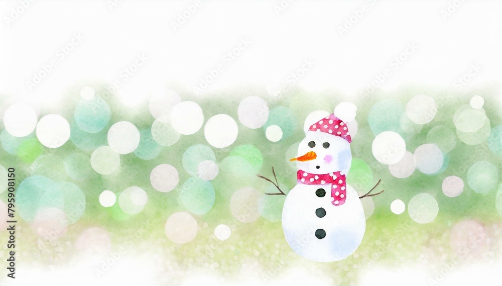 Fototapeta premium snowman