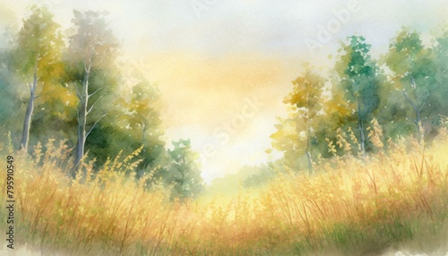 Background illustration inspired by sparkling nature in watercolor style.