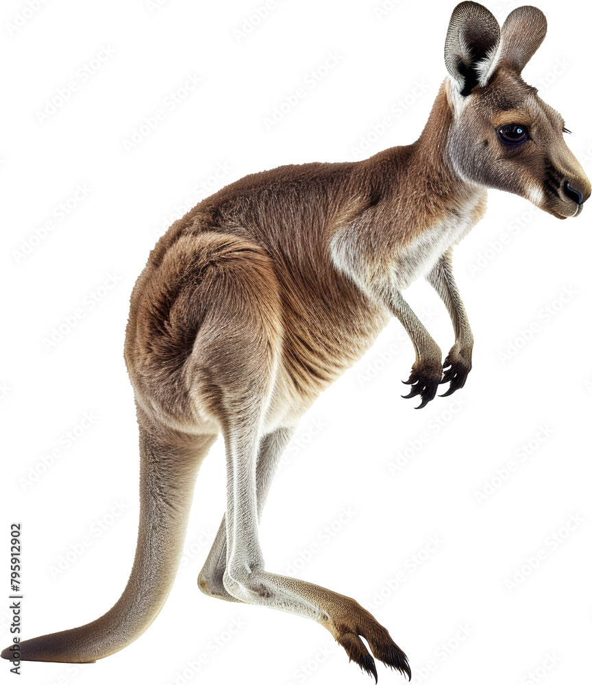 Fototapeta premium Eastern grey kangaroo standing