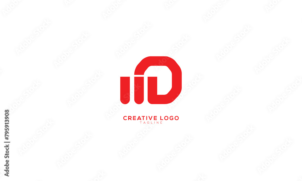 MD WD Abstract initial monogram letter alphabet logo design MD WD Abstract initial monogram letter alphabet logo design