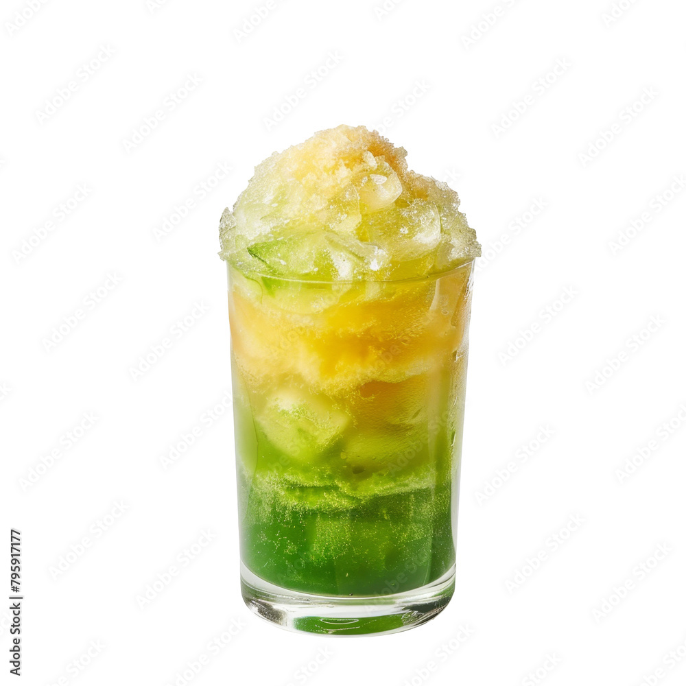Refreshing Mint Lime Slush Drink Refreshing Mint Lime Slush Drink