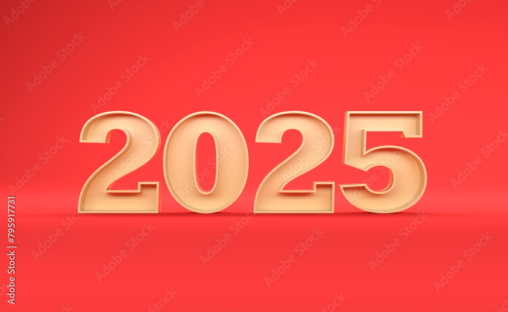New Year 2025 Creative Design Concept - 3D Rendered Image
New Year 2025 Creative Design Concept - 3D Rendered Image