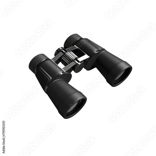 Black Binoculars Isolated