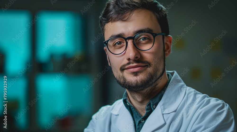 lab assistant or medical student portrait lab assistant or medical student portrait