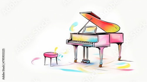 piano, grand piano photo
