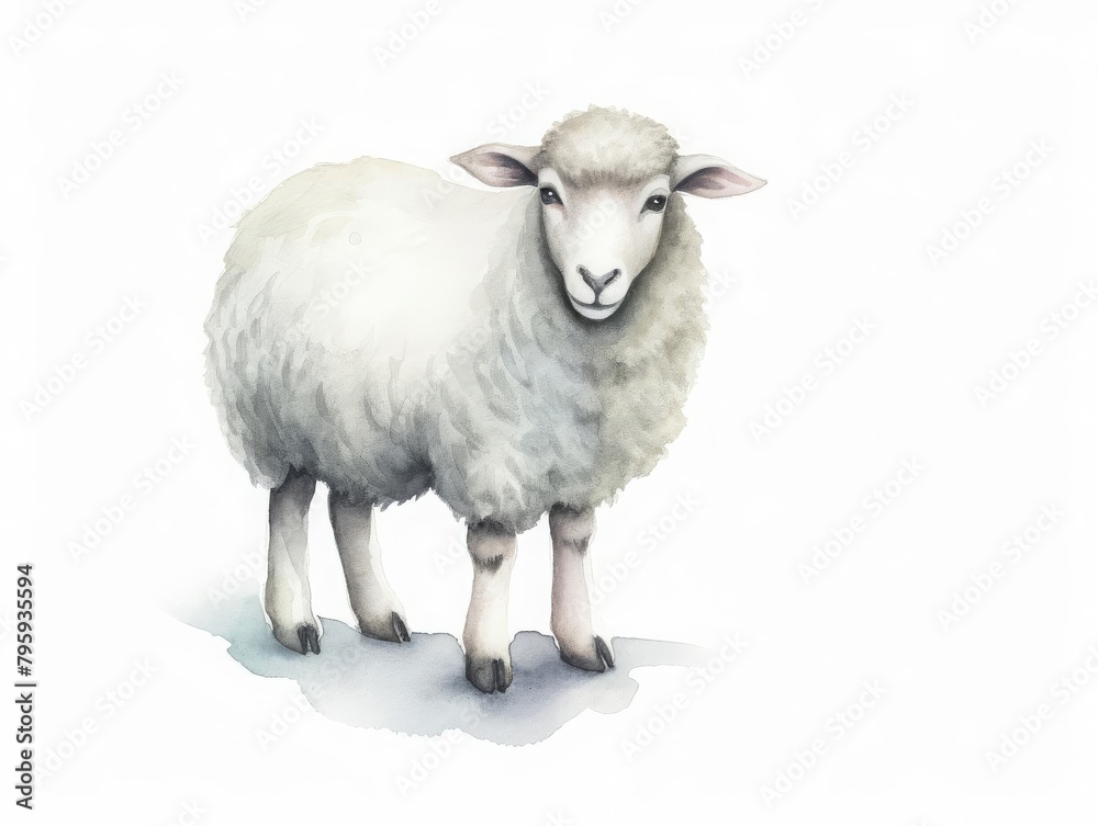 Fototapeta premium Sheep, woolly sheep