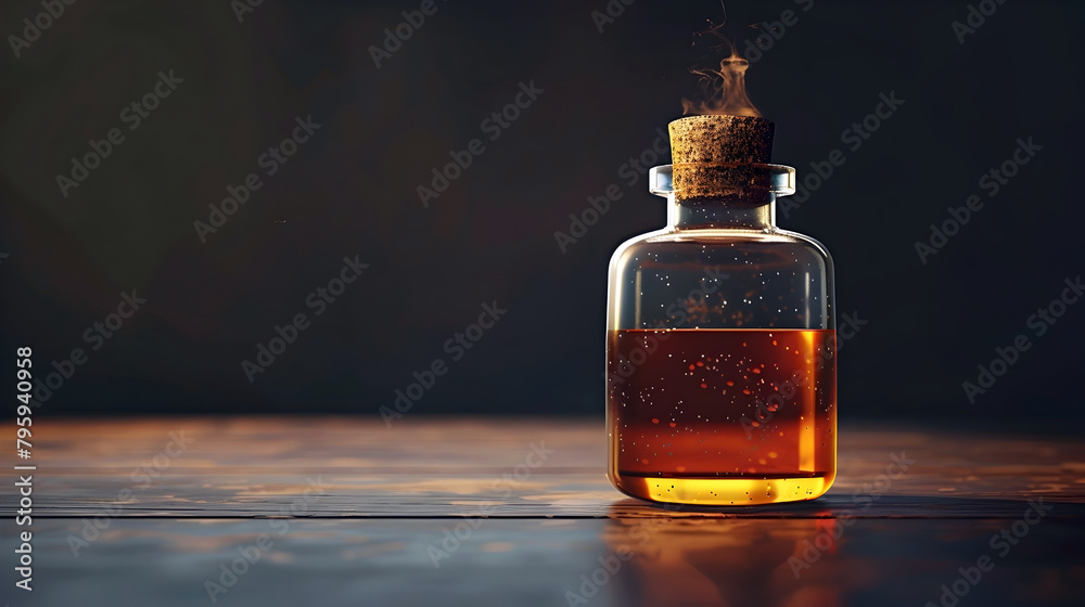 Longevity Potion:A Mystical Elixir of Eternal Possibilities in a 3D Rendering Longevity Potion:A Mystical Elixir of Eternal Possibilities in a 3D Rendering