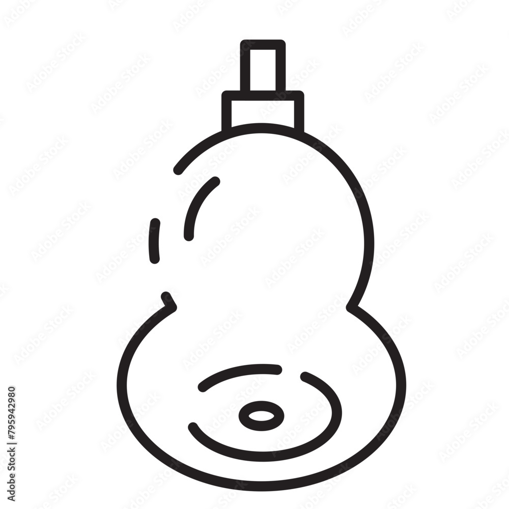 Culture Festival Lunar Line Icon Culture Festival Lunar Line Icon