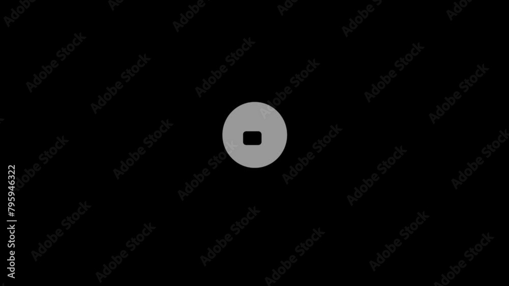 No photography allowed sign with a camera icon crossed out in red animated on a white background 4k animation .