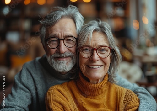 couple, premium bed, woman man, family, wife, husband, love together, old man, caucasian, adult, happy, retired, mature male, bedroom, smile, rest, retirement, old man relaxing, intimacy,Loving  © Da