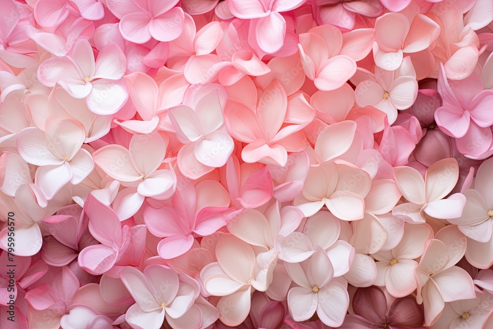 Blossom Pink Spring Gradients: Morning Petal Blend Sunrise Delight