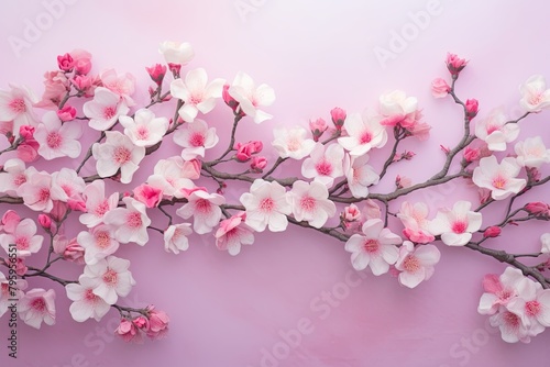 Blossom Pink Spring Gradients: Peaceful Blossom Spectrum Elegance