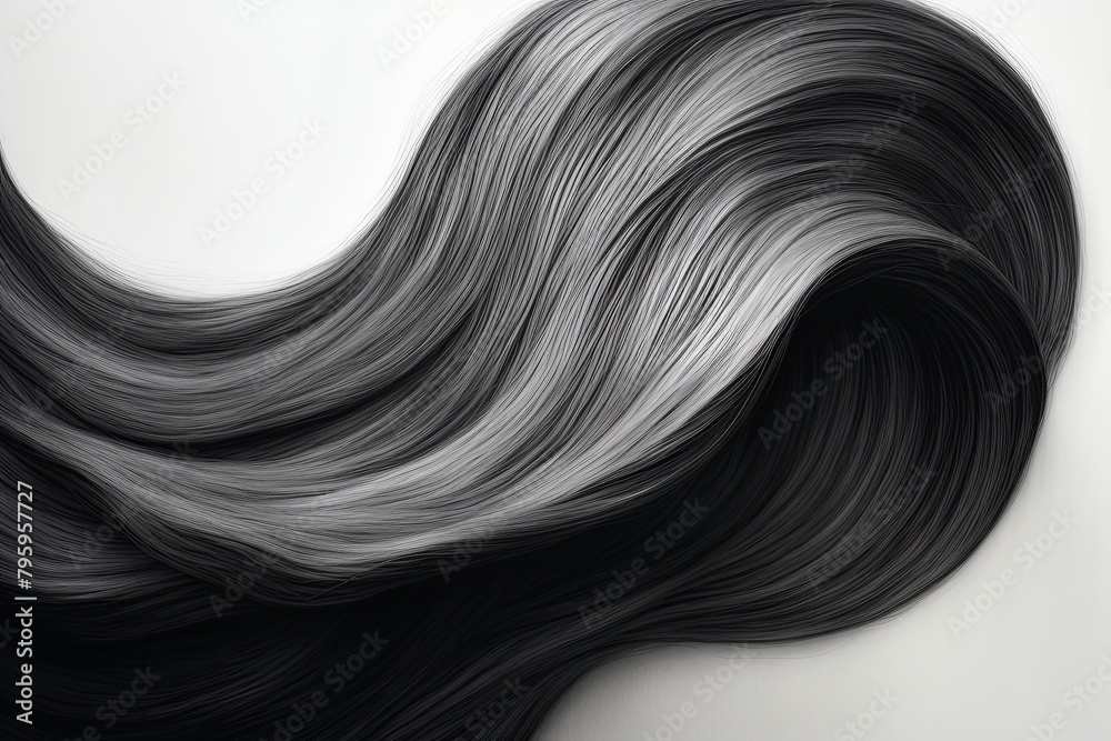 Naklejka premium Charcoal and Ash Gradients: Deep Charcoal Blend Splendor
