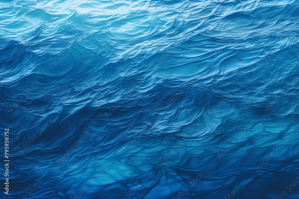 Blue Sea Texture: Captivating Deep Ocean Current Gradients