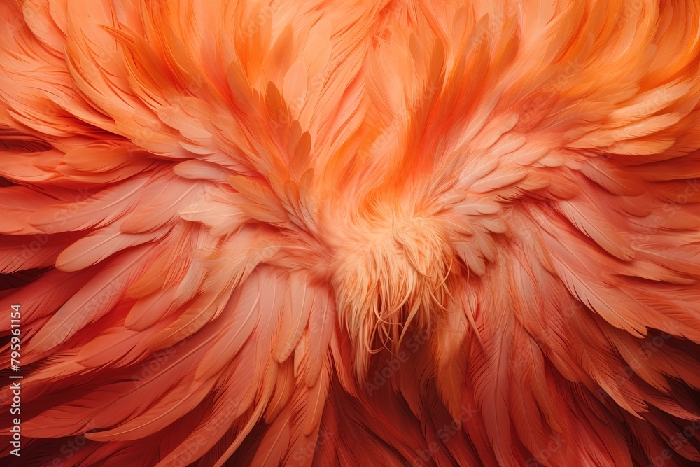 Phoenix Wing Gradients: Fiery Dance of Color