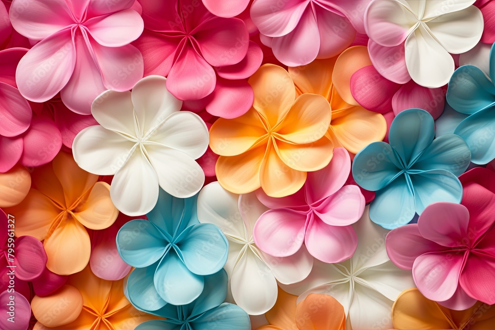 Fresh Spring Blossom Gradients: Vibrant Mix of Colorful Petals Fresh Spring Blossom Gradients: Vibrant Mix of Colorful Petals
